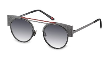 La Petite Lunette Rouge Cinupic Noir Pailleté Smoked