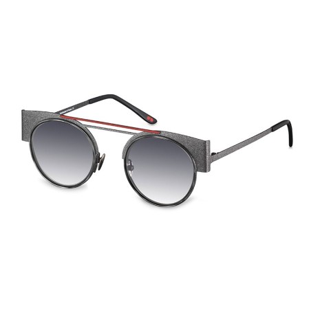 La Petite Lunette Rouge Cinupic Noir Pailleté Smoked