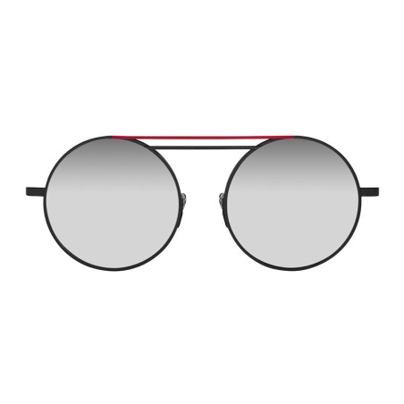 La Petite Lunette Rouge Woely Noir Argent