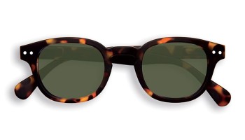 IZIPIZI Forme "C" Tortoise Green Lenses Dioptries: sans
