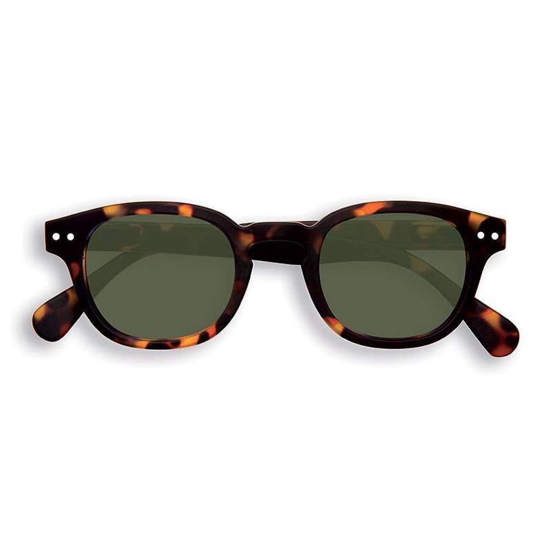 IZIPIZI Forme "C" Tortoise Green Lenses Dioptries: sans IZIPIZI Forme "C" Tortoise Green Lenses Dioptries: sans
