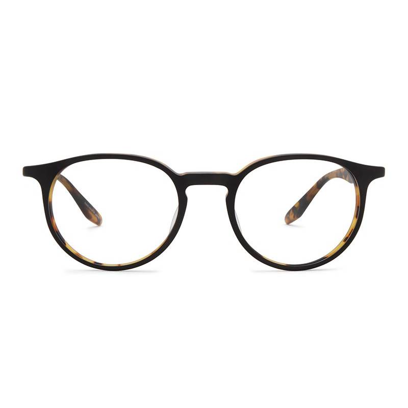 Barton Perreira Norton Matte Black Amber Tortoise