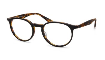 Barton Perreira Norton Matte Black Amber Tortoise