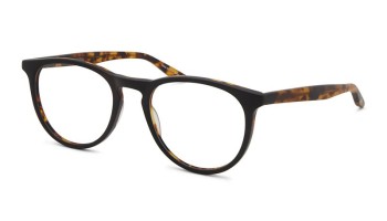 Barton Perreira Finn Matte Black Amber Tortoise