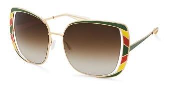 Barton Perreira Arlequin - Gold / Rasta Enamel 