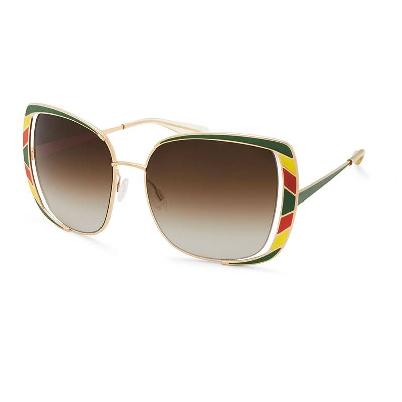 Barton Perreira Arlequin - Gold / Rasta Enamel 