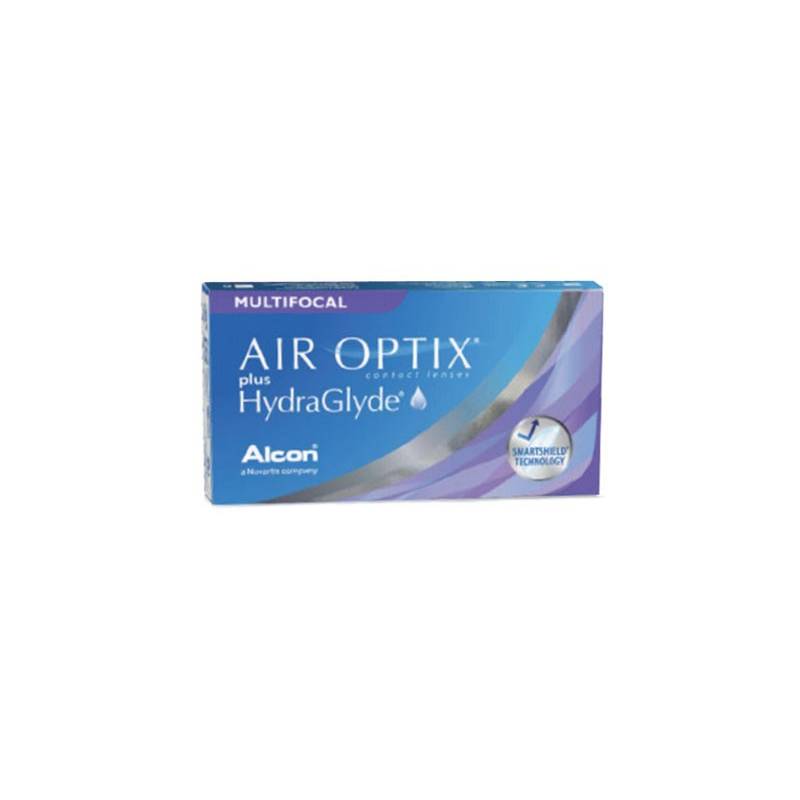 Alcon Air Optix Hydraglyde Multifocal 6 lentilles