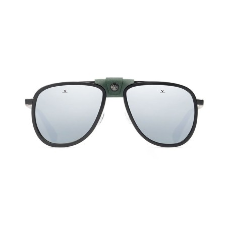 Vuarnet GLACIER 2112 Noir Vert/Grey Flash (0002)