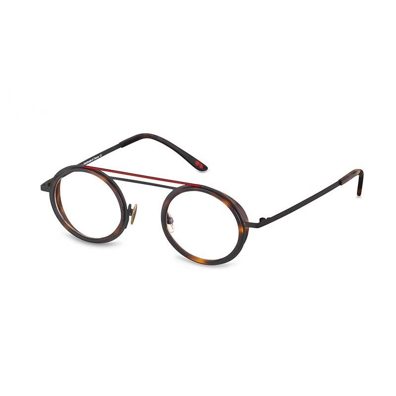 La Petite Lunette Rouge Scalla Noir Écaille