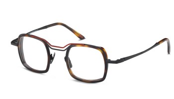 La Petite Lunette Rouge Eel Noir Écaille