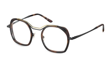 La Petite Lunette Rouge Jadian Noir Écaille
