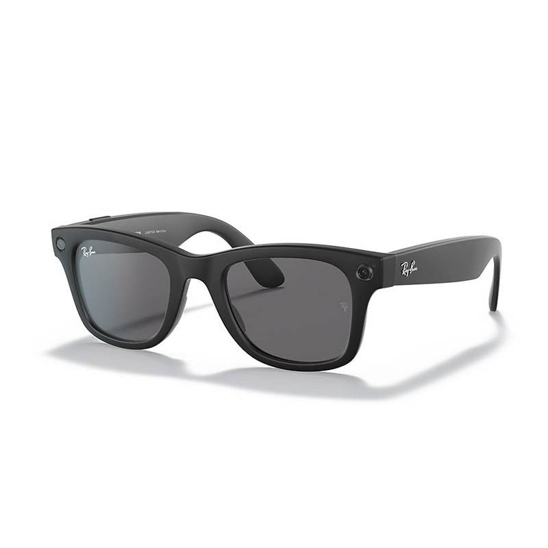 Ray Ban Stories Wayfarer Matte Black Dark Grey