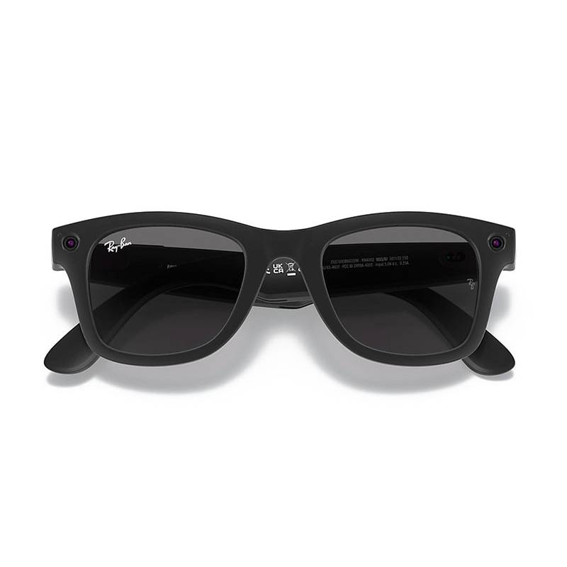 Ray Ban Stories Wayfarer Matte Black Dark Grey