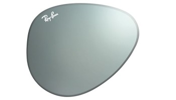 Verres Ray Ban RX Miroir Argent