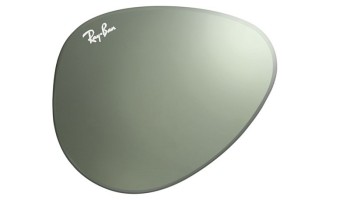 Verres Ray Ban RX Miroir Vert Argent