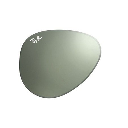 Verres Ray Ban RX Miroir Vert Argent