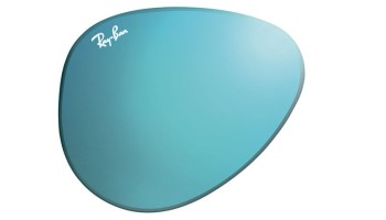 Verres Ray Ban RX Miroir Bleu