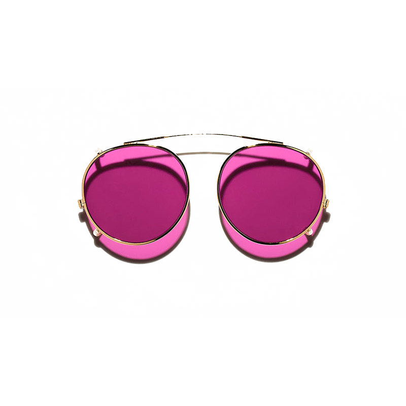 Moscot CLIPZEN Gold - Purple Nurple