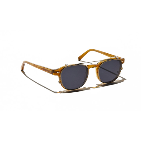 Moscot ARTHUR CLIP Brass - Grey Fade