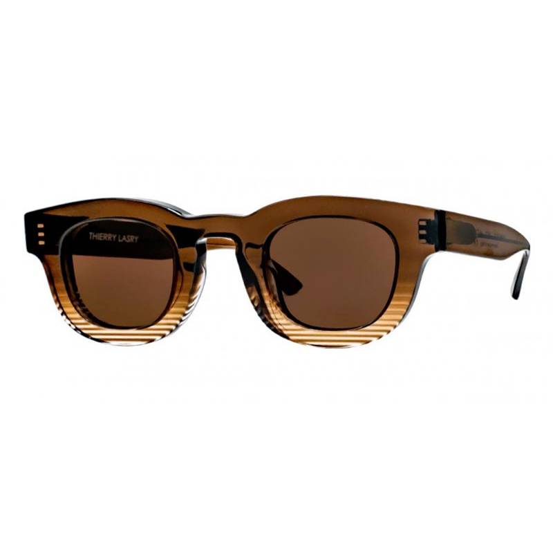 Lunettes Thierry Lasry Darksidy 4603 Brown Stripe Pattern