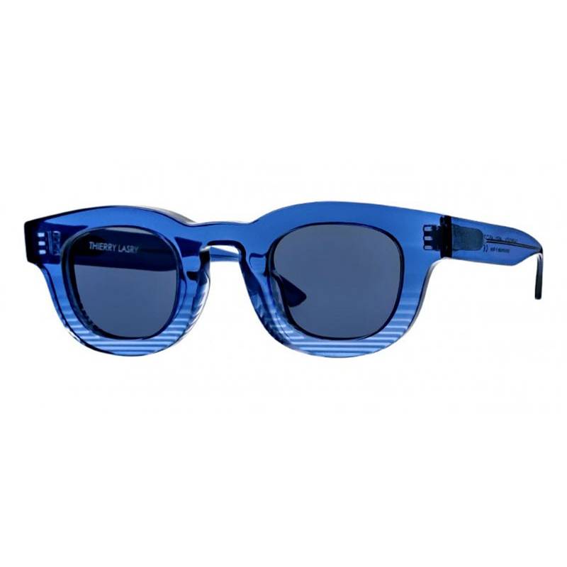 Lunettes Thierry Lasry Darksidy 4601 Blue Stripe Pattern