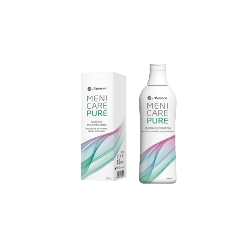 Menicare Pure 250 ml Menicon  Produit d'entretient lentille de contact