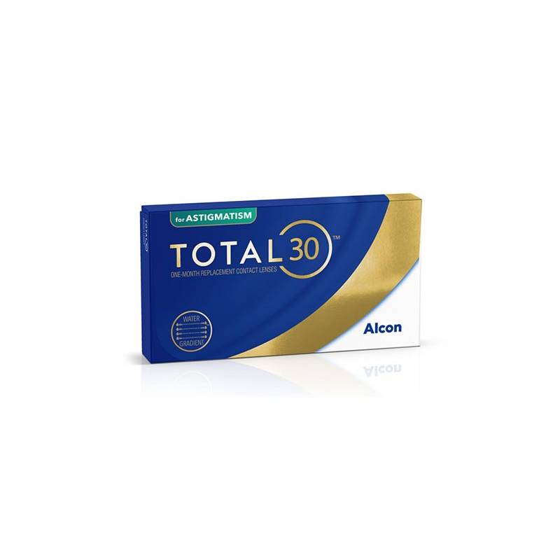 Alcon Total 30 for astigmatism x3 Boîte de 3 lentilles