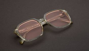 Lazare Studio Glass Citrine Surprise Peach