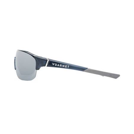 Vuarnet PLATEAU Bleu Foncé transparent - HD Polar Silver