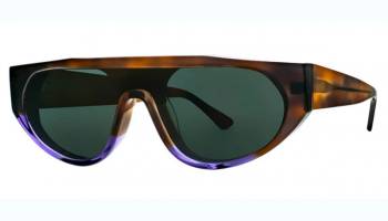 Thierry Lasry Kanibaly 128 Brown & purple pattern