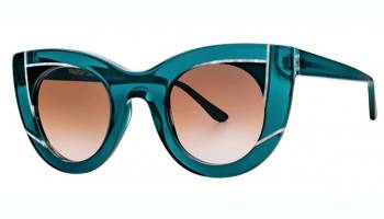 Thierry Lasry Wavvvy 373 Emerald Green & Black & White Horn