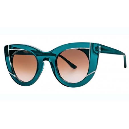 Thierry Lasry Wavvvy 373 Emerald Green & Black & White Horn