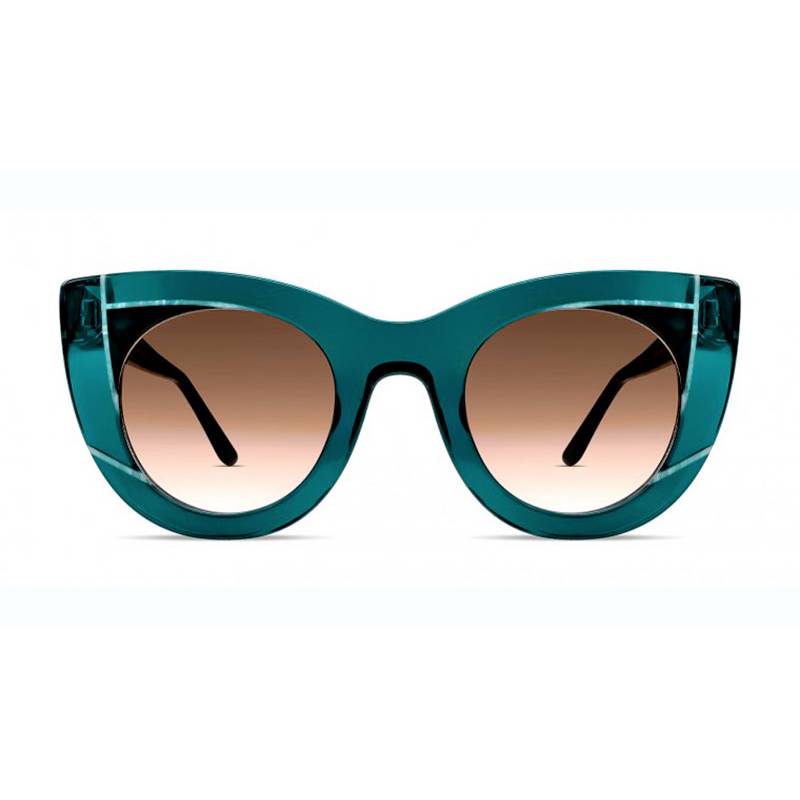 Thierry Lasry Wavvvy 373 Emerald Green & Black & White Horn