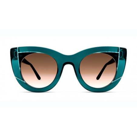 Thierry Lasry Wavvvy 373 Emerald Green & Black & White Horn