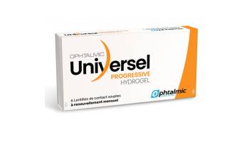 Ophtalmic Universel Hydrogel Progressive x6 Boîte de 6 lentilles