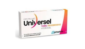 Ophtalmic Universel Hydrogel Toric Progressive x6 Boîte de 6