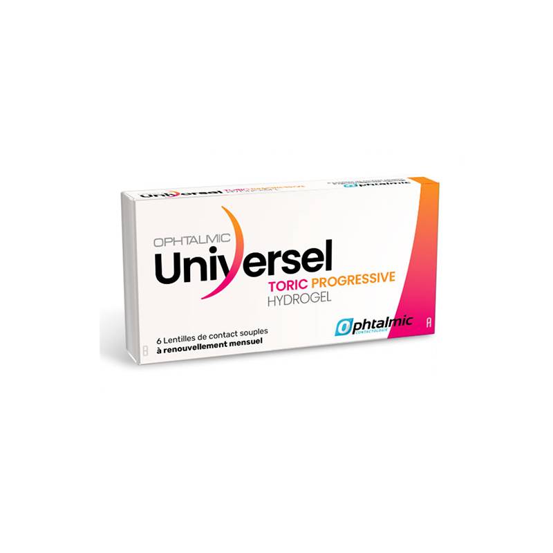 Universel Hydrogel Toric Progressive 6 lentilles
