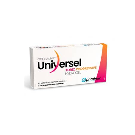 Universel Hydrogel Toric Progressive 6 lentilles