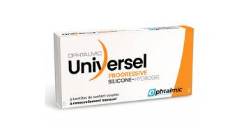Universel Silicone-Hydrogel Progressive 6 lentilles