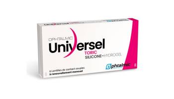 Ophtalmic Universel Silicone-Hydrogel Toric x6 Boîte de 6