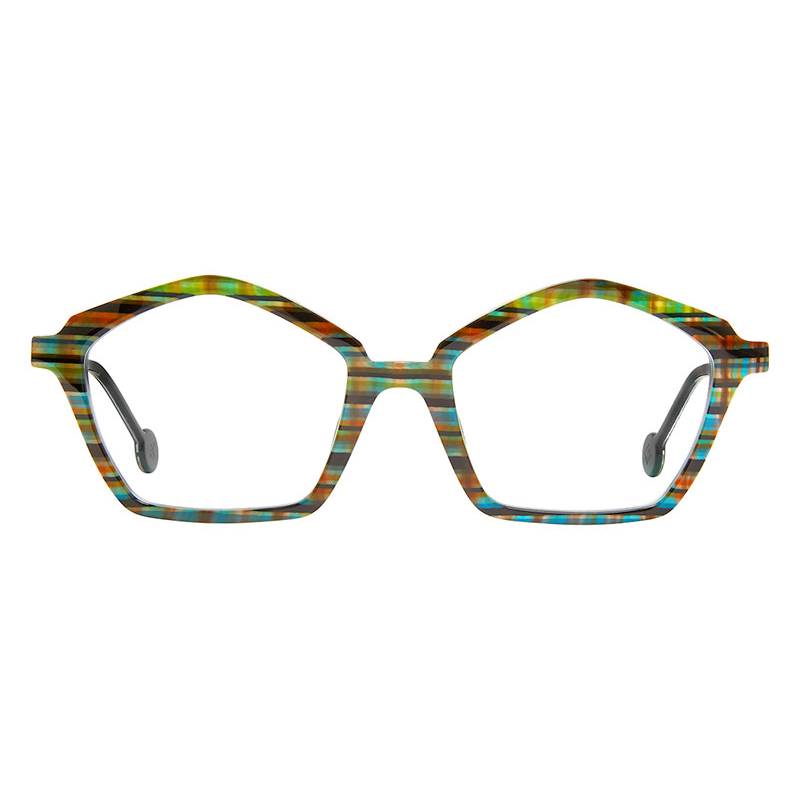 L.A Eyeworks Whirly Bird Rad Plaid 607