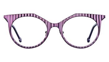L.A Eyeworks Lean to Deep Eggplant satin 463