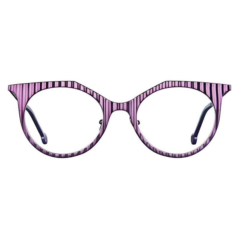 L.A Eyeworks Lean to Deep Eggplant satin 463