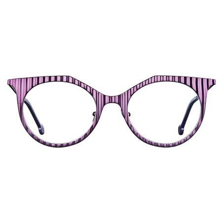 L.A Eyeworks Lean to Deep Eggplant satin 463