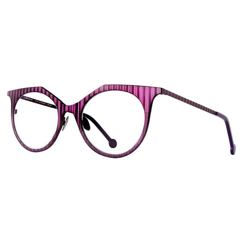 L.A Eyeworks Lean to Deep Eggplant satin 463