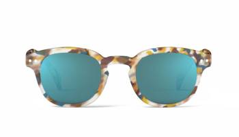 IZIPIZI #C Blue Tortoise Mirror