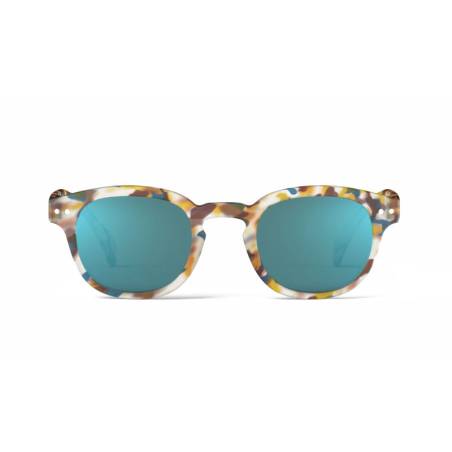 IZIPIZI #C Blue Tortoise Mirror