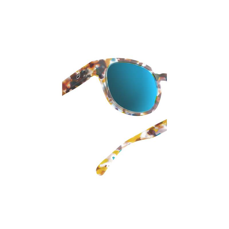 IZIPIZI #C Sun junior Blue Tortoise Mirror