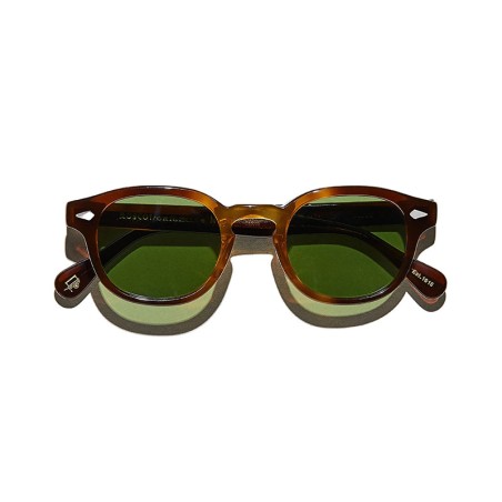 Lunettes Moscot LEMTOSH SUN Tobacco - Calibar Green