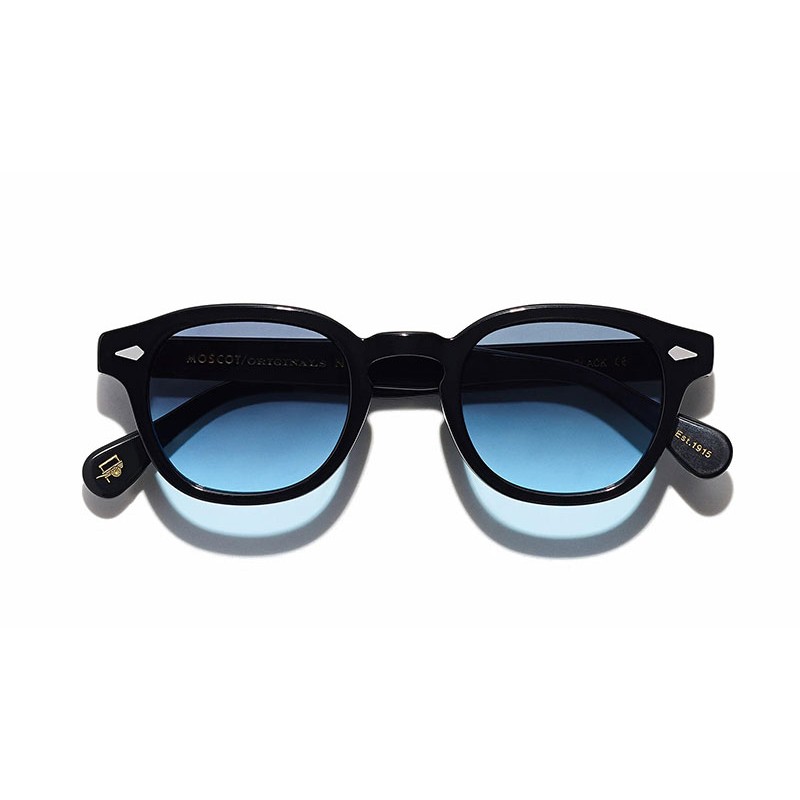 Lunettes Moscot LEMTOSH SUN Black - Blue Denim